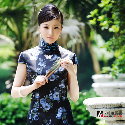 卡咔度旗袍摄影-澄澈晴空